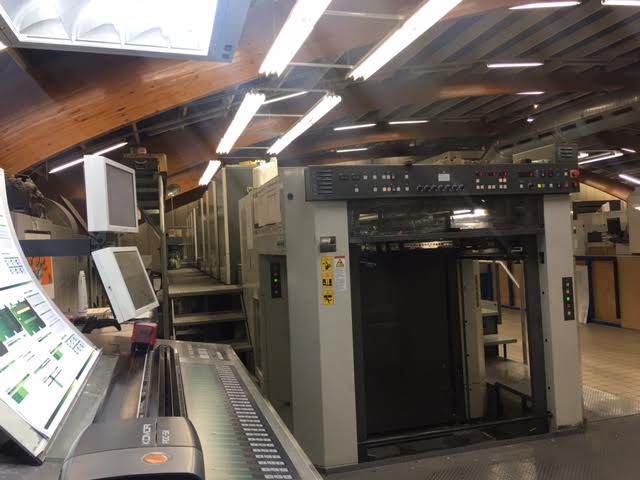 Used KOMORI 8 color machine