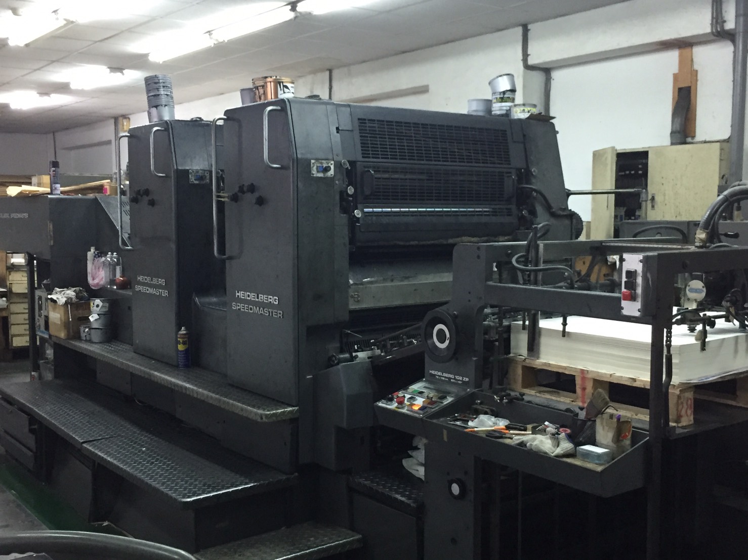 Used HEIDELBERG 2 color machine