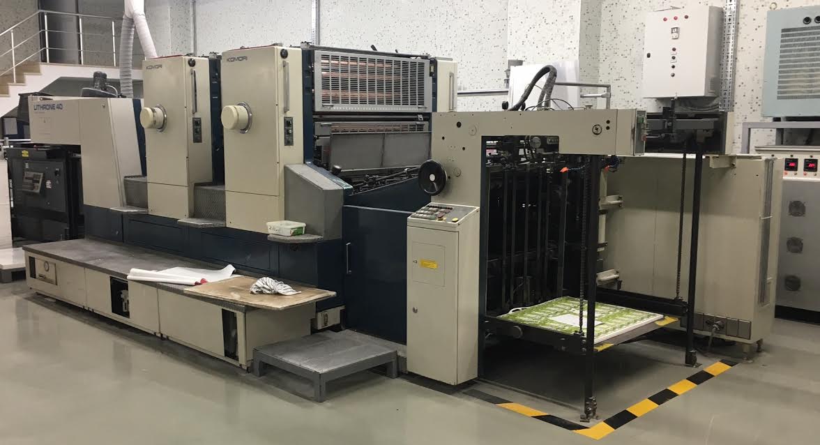 Used KOMORI 2 color machine 